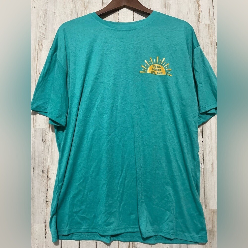 SHEIN "Here Comes the Sun" Summer T-Shirt - Picture 3 of 6